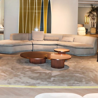 CONEMOON V2223 curved chesterfield premium sofa sets