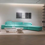 CONEMOON V2228 Corner Leather Module Sofa Set