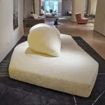 CONEMOON Polar Bear Textured Fabric Sofa Set