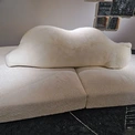 CONEMOON Polar Bear Textured Fabric Sofa Set