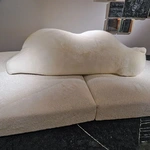 CONEMOON Polar Bear Textured Fabric Sofa Set