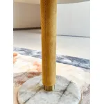 M7705H3-3 Elegant Marble - topped Round Tea Table