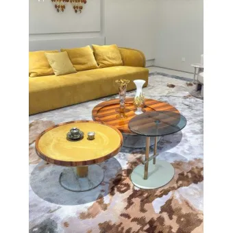 M7705H5 Glamorous Golden - tinted Corner Table