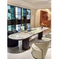 M7710H30 Tea Table: Elegant Marble - topped Centerpiece for Your Tea - time Retreat