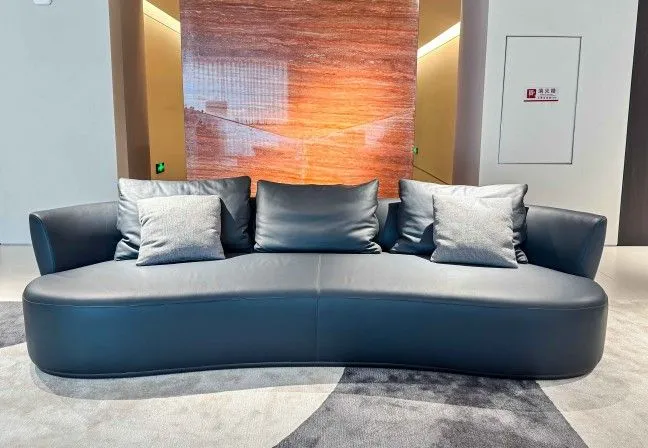 M7707SF4 Elegant - leather Leisure - enjoyment 4 - seater Sofa