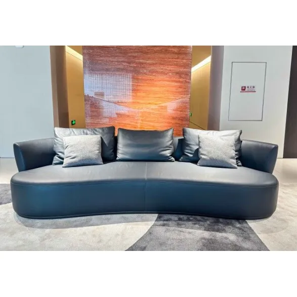 M7707SF4 Elegant - leather Leisure - enjoyment 4 - seater Sofa