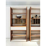 M7705H33 Glossy - grain & Mahogany Tea Hall Cabinet