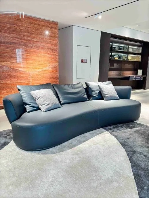 M7707SF4 Elegant - leather Leisure - enjoyment 4 - seater Sofa
