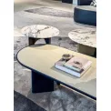 M7707H2B Exquisite - shadow Luxury - elegance Oval Coffee Table