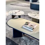 M7707H2B Exquisite - shadow Luxury - elegance Oval Coffee Table