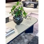 M7707H2B Exquisite - shadow Luxury - elegance Oval Coffee Table