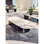 M7707H2 Cloud - pattern Elegant - stone Oval Tea Table