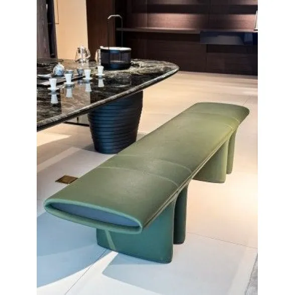 Luxurious - elegant Green - realm M7707H36 Long Tea Bench