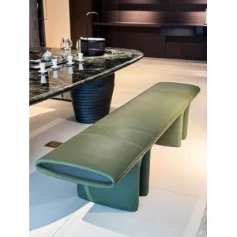 Luxurious - elegant Green - realm M7707H36 Long Tea Bench
