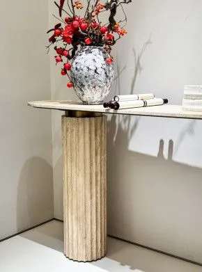 Elegant - stone Rhythmic - column M7702H10 Entryway Table