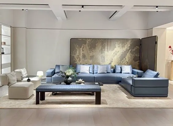 Serene - blue Elegant - charm M7711SF2LZ Sofa