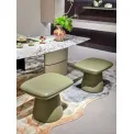 Emerald - leather Charm Seat M7715H35 Tea Stool