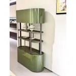Green - charm Glass - texture M7715H33 Tea Hall Cabinet
