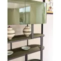 Green - charm Glass - texture M7715H33 Tea Hall Cabinet