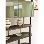Green - charm Glass - texture M7715H33 Tea Hall Cabinet