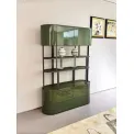 Green - charm Glass - texture M7715H33 Tea Hall Cabinet