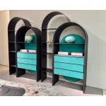 Emerald shadow Serene grid M7703H33 Tea Hall Cabinet