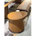 Brown - leather Elegant Stool M7701H35 - 2 Tea Stool