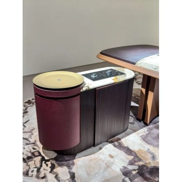 Crimson - charm Crystal - top M7701H37 Tea Water Cabinet